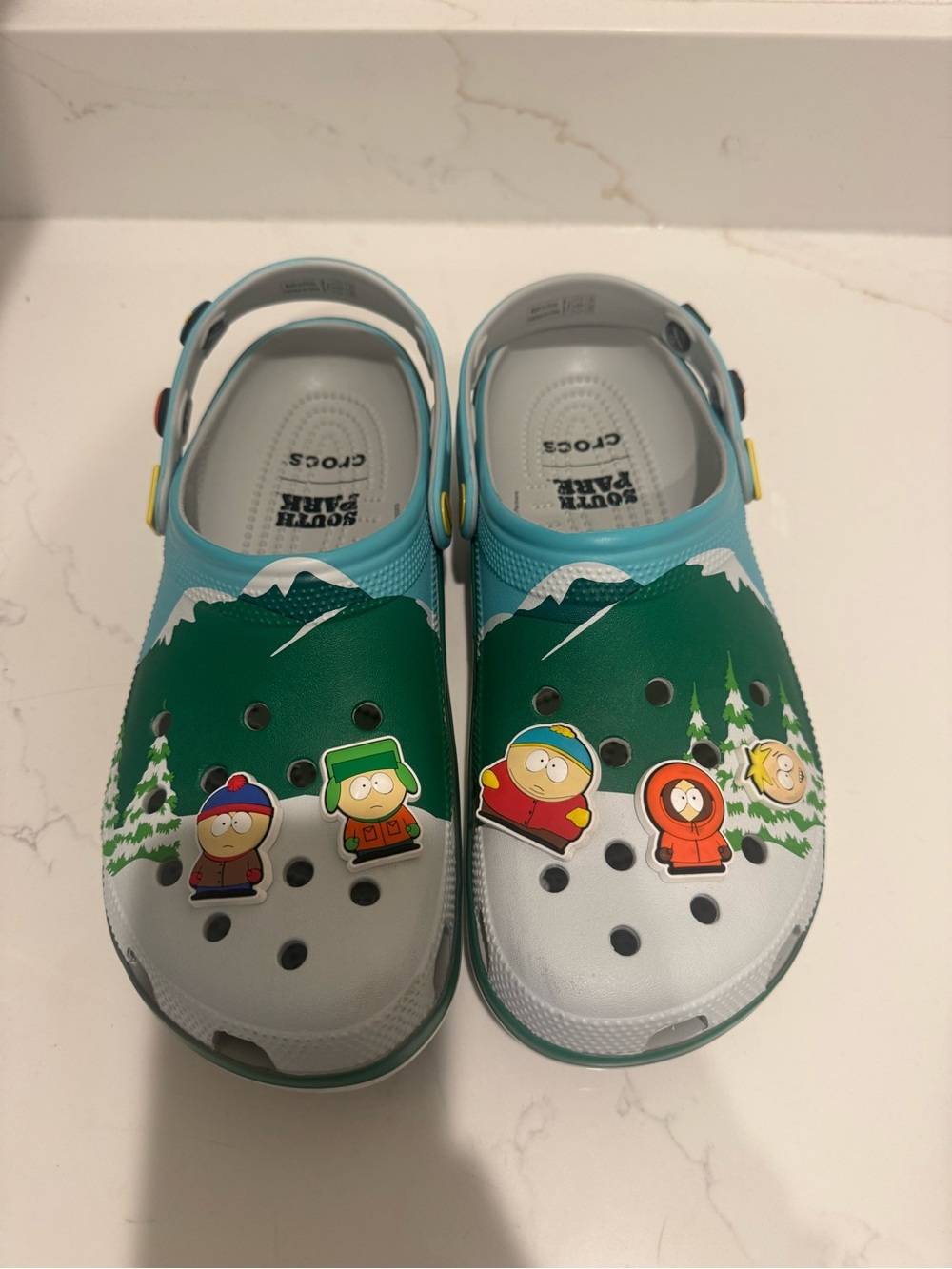 South Park x Crocs classic clogs with Character Charms “the boys”